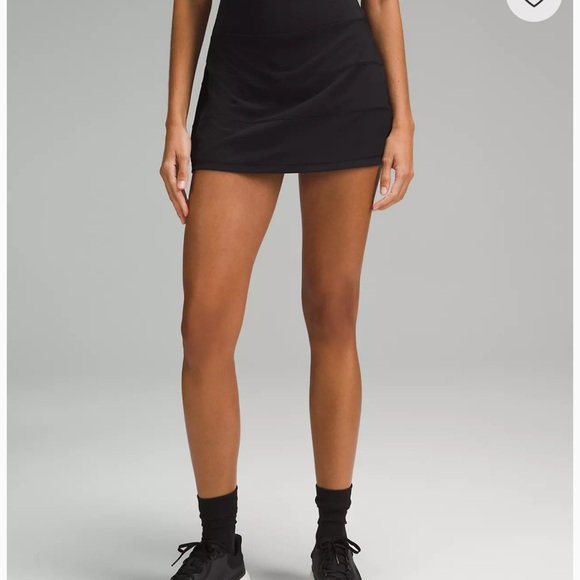 Lululemon Tennis Classic Black Mini Skirt - Picture 1 of 4